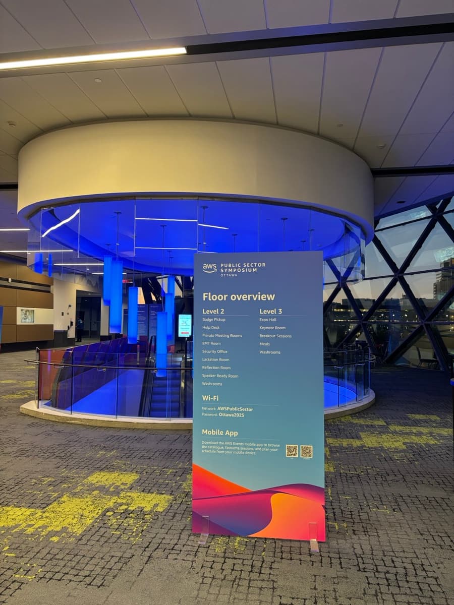 AWS Public Sector Symposium Ottawa selected artifact 6