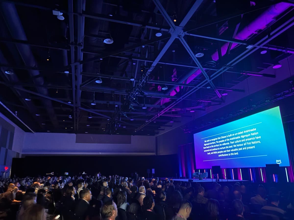 AWS Public Sector Symposium Ottawa selected artifact 2