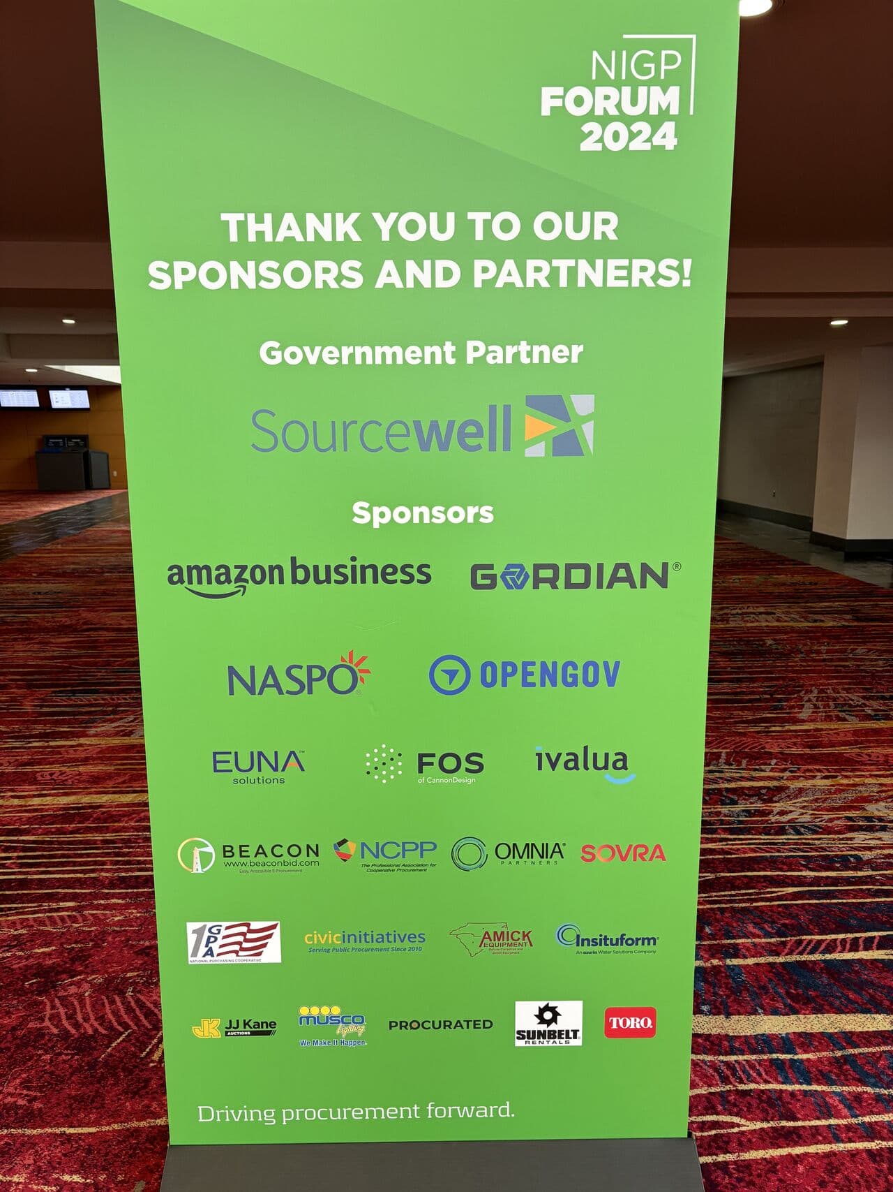 NIGP Forum selected artifact 2